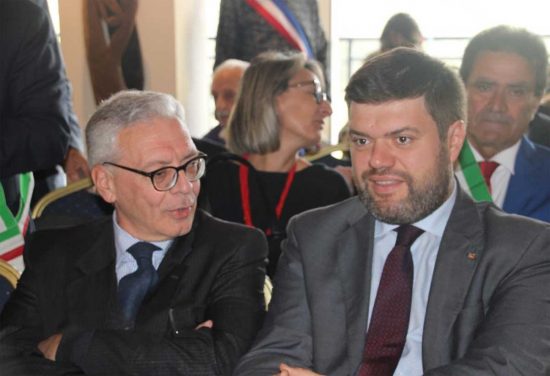 Sergio Pomponio, Prefetto di Viterbo e Alessandro Romoli, Presidente della Provincia 