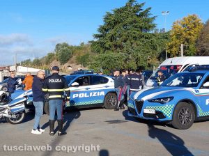 Viterbo - Prova passaggio Fiamma Olimpica