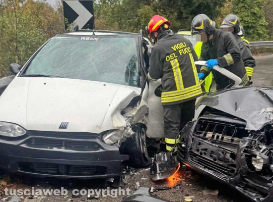 Viterbo - Incidente sulla Sammartinese