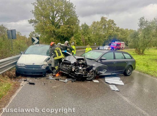 Viterbo - Incidente sulla Sammartinese