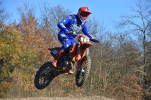 Un motociclista al crossodromo di Vasanello
