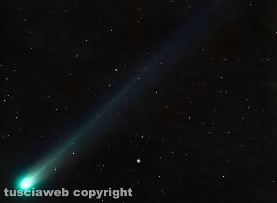La cometa A6 nel cielo