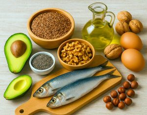 Cibo contenente Omega-6 e Omega-3