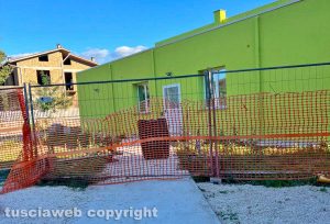 Vetralla - La palestra della scuola Derna e Saturno Cecchini