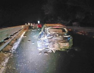 Maxitamponamento sull'Aurelia