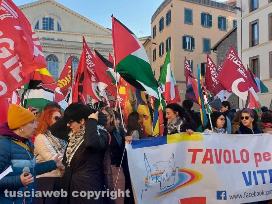 Viterbo - Sciopero per Gaza