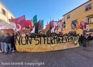 Viterbo - Sciopero per Gaza