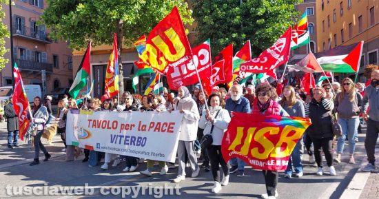 Viterbo - Sciopero per Gaza