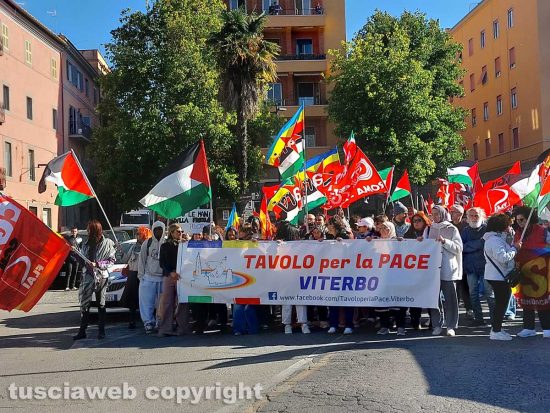 Viterbo - Sciopero per Gaza