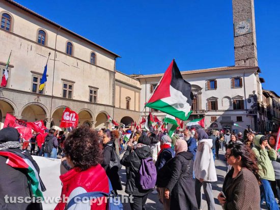 Viterbo - Sciopero per Gaza
