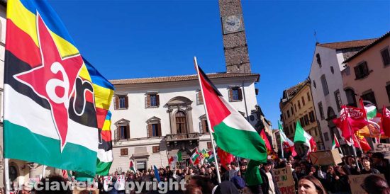 Viterbo - Sciopero per Gaza