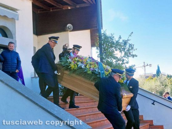 Viterbo - I funerali di Alessandra Petronio