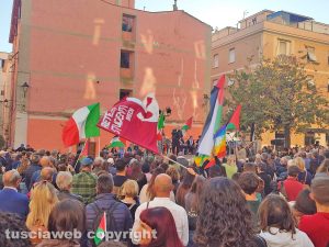Civitavecchia - la manifestazione pro Gaza