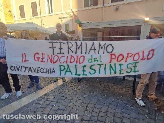 Civitavecchia - la manifestazione pro Gaza