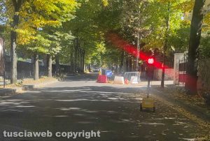 Viterbo - Il semaforo a viale Trieste