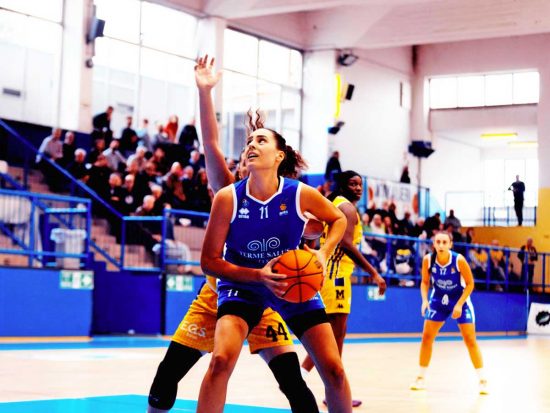 Adriana Cutrupi in azione contro Moncalieri