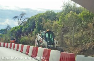 Civitavecchia - Il cantiere per la ciclopedonale