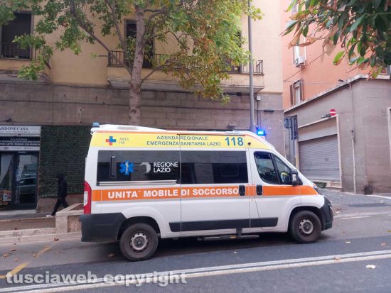 Viterbo - Via Marconi - Ambulanza 118