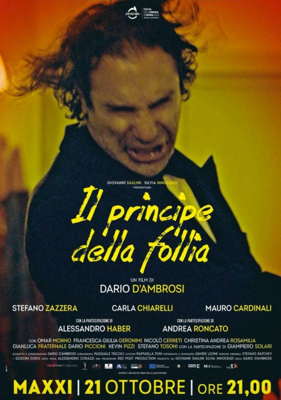 Stefano Zazzera protagonista del film "Il principe della follia"