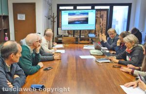 Viterbo - Comune - L'assessore Aronne in commissione Urbanistica
