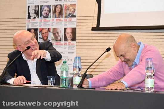 Giordano Bruno Guerri ai Pirati della Bellezza con Massimo Pistilli