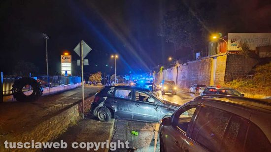 Schianto sulla Cassia tra Vetralla e Cura: tre auto coinvolte