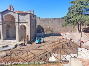 Viterbo - I lavori alle Fortezze