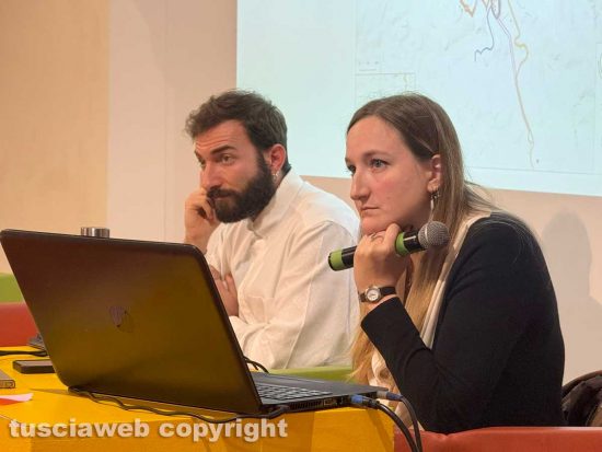 Viterbo - La presentazione del Piano urbano della mobilità sostenibile - Enrico Fedeli e Laura Montioni