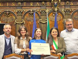 La premiazione di Matilde Casini