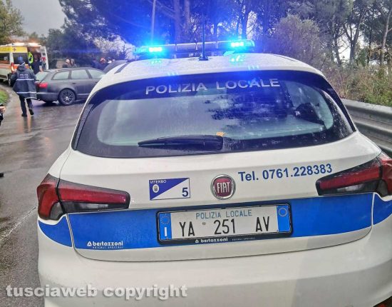 Viterbo - Incidente sulla Sammartinese
