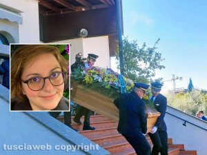 Viterbo - I funerali di Alessandra Petronio