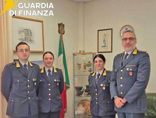 Guardia di finanza - I nuovi ispettore in forze al comando provinciale