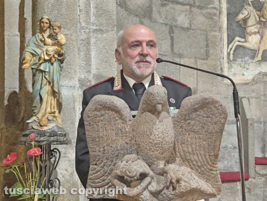 Montefiascone - La celebrazione della Virgo Fidelis - Il luogotenente Fabrizio Botticelli