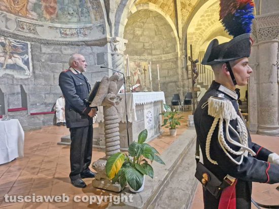 Montefiascone - La celebrazione della Virgo Fidelis - Il luogotenente Fabrizio Botticelli