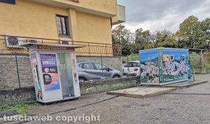 Montefiascone - Via Cardinal Salotti - L'area dove si trovava il distributore dell'acqua