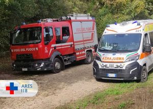 Soriano nel Cimino - Ciclista cade in una zona impervia