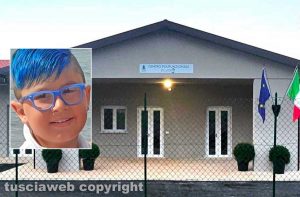 Vetralla - Il centro polifunzionale dedicato al piccolo Matias - Nel riquadro Matias