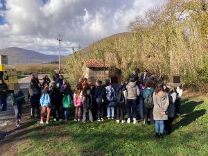 La cerimonia di piantumazione dell'albero all'Ente Monti Cimini - Riserva lago di Vico