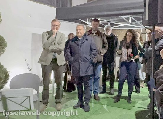 Inaugurazione di Casa Viterbo - Enrico Panunzi, Alessandro Romoli e Chiara Frontini