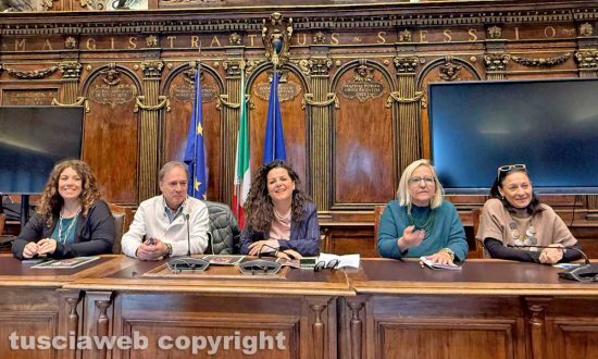 Arianna Petricone, Angelo Russo, Chiara Frontini, Alessandra Croci e Tiziana Lagrimino