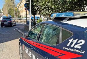L'intervento dei carabinieri