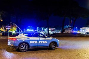 Viterbo - Controlli della polizia in centro