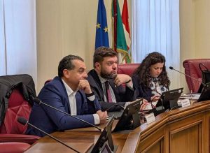 Francesco Monzillo, Alessandro Romoli e Chiara Frontini