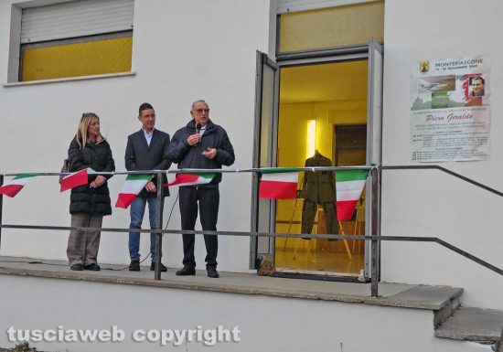 Montefiascone - La commemorazione del maggiore navigatore Piero Giraldo - L'inaugurazione della mostra - L'intervento di Antonino Altorio 