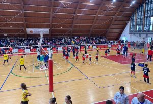 Sport - Il concentramento di minivolley a Orte