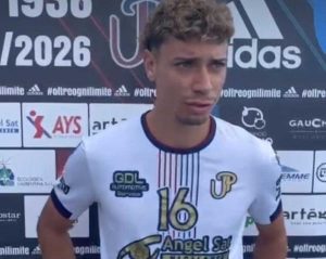 Matteo Gemini difensore viterbese dell'Unipomezia