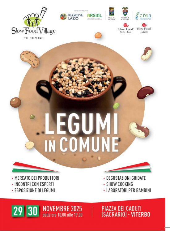 Viterbo - Slow food - Legumi in comune