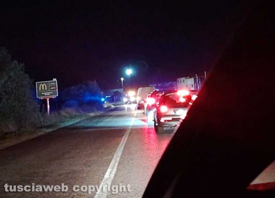 Viterbo - Incidente sulla Tuscanese