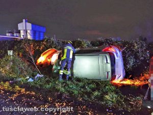 Viterbo - Incidente sulla Tuscanese