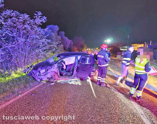 Viterbo - Incidente sulla Tuscanese